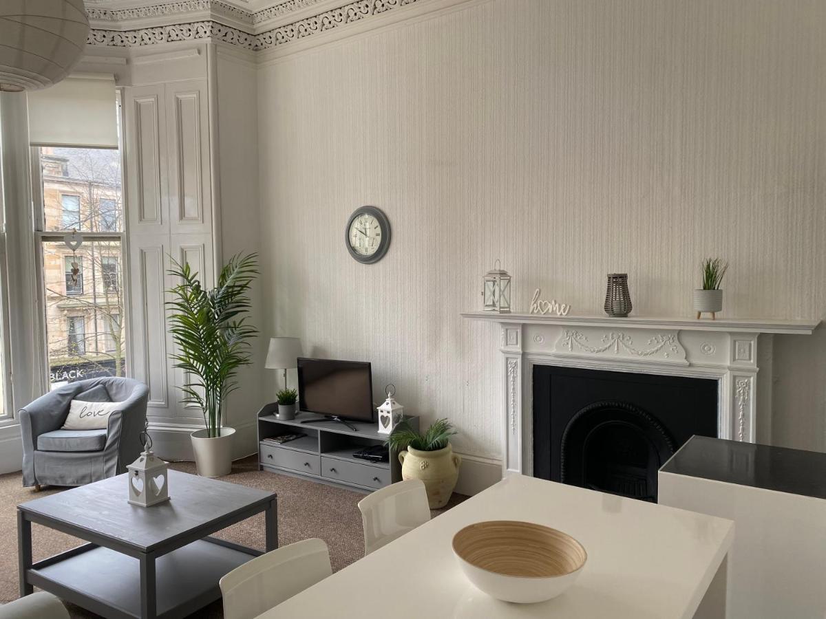 Captivating Apartment In Glasgow Westend Uk Bagian luar foto