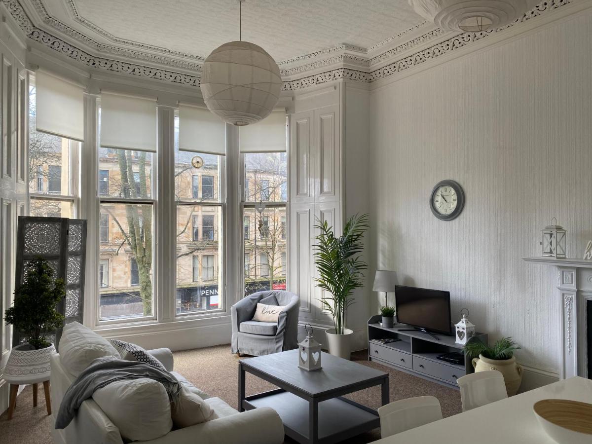 Captivating Apartment In Glasgow Westend Uk Bagian luar foto