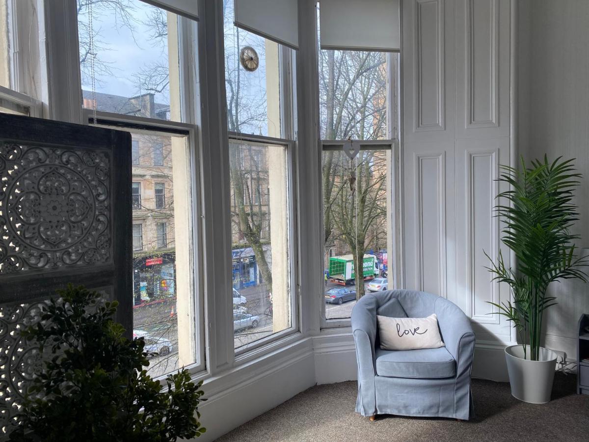 Captivating Apartment In Glasgow Westend Uk Bagian luar foto