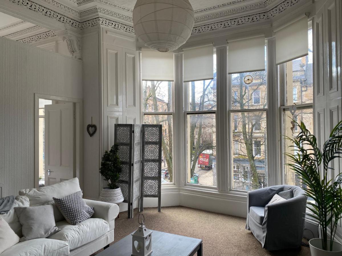 Captivating Apartment In Glasgow Westend Uk Bagian luar foto